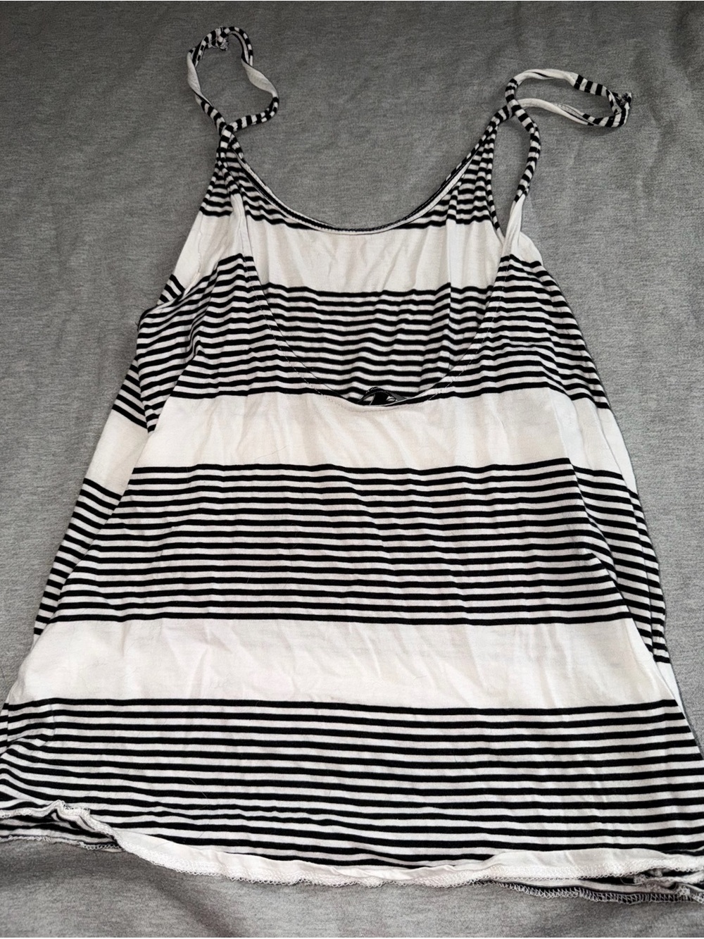 Hurley Black & White Striped Spaghetti Strap Camisole